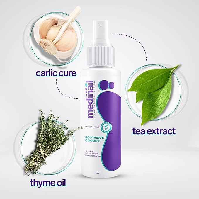 Medinail Nail Fungus Treatment Spray - 7 Day Anti-Fungal Nail Care ( 100ml ) - The Riyadh Store